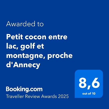 Appartement Petit Cocon Entre Lac, Golf Et Montagne, Proche D'annecy Giez
